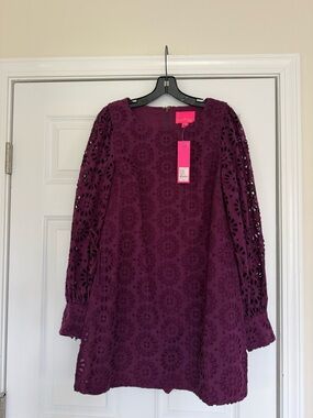 Lilly Pulitzer Aisha Eyelet Romper - Size 8 NWT